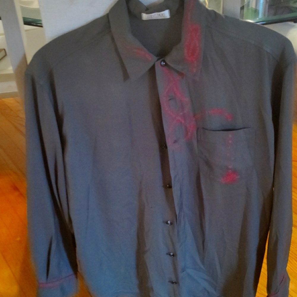Matsuda XL sports shirt. Doesn't fit anymore. Definitely going out weekend shirt